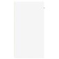 vidaXL Κομοδίνα 2 τεμ. Λευκά 35x34x65 εκ. από Επεξεργασμένο Ξύλο