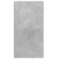 vidaXL Κομοδίνα 2 τεμ. Γκρι Σκυροδέμ. 35x34x65 από Επεξεργ. Ξύλο