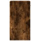 vidaXL Κομοδίνα 2 τεμ. Καπνιστή Δρυς 35x34x65 εκ. Επεξεργασμένο Ξύλο