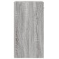 vidaXL Κομοδίνο Γκρι Sonoma 35x34x65 εκ. από Επεξεργασμένο Ξύλο