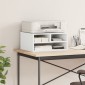 vidaXL Βάση Εκτυπωτή Λευκή 49 x 40 x 22,5 εκ. από Επεξεργασμένο Ξύλο