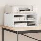 vidaXL Βάση Εκτυπωτή Λευκή 49 x 40 x 22,5 εκ. από Επεξεργασμένο Ξύλο