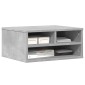 vidaXL Βάση Εκτυπωτή Γκρι Σκυρ. 49x40x22,5 εκ. από Επεξεργασμένο Ξύλο