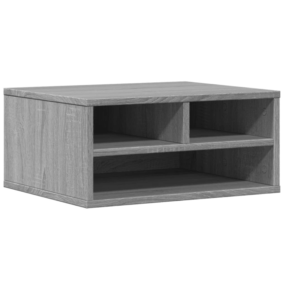 vidaXL Βάση Εκτυπωτή Γκρι Sonoma 49x40x22,5 εκ. από Επεξεργασμένο Ξύλο