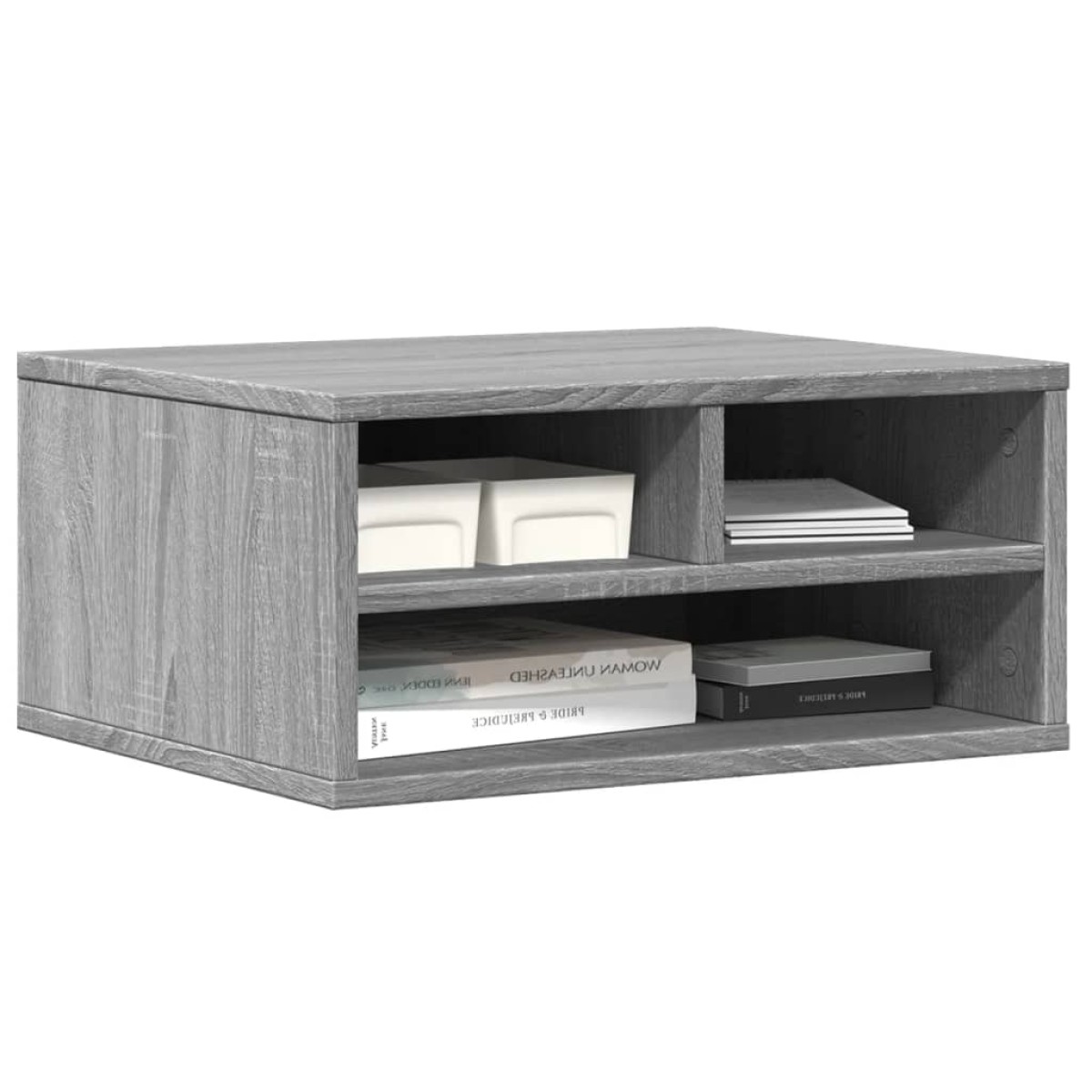 vidaXL Βάση Εκτυπωτή Γκρι Sonoma 49x40x22,5 εκ. από Επεξεργασμένο Ξύλο
