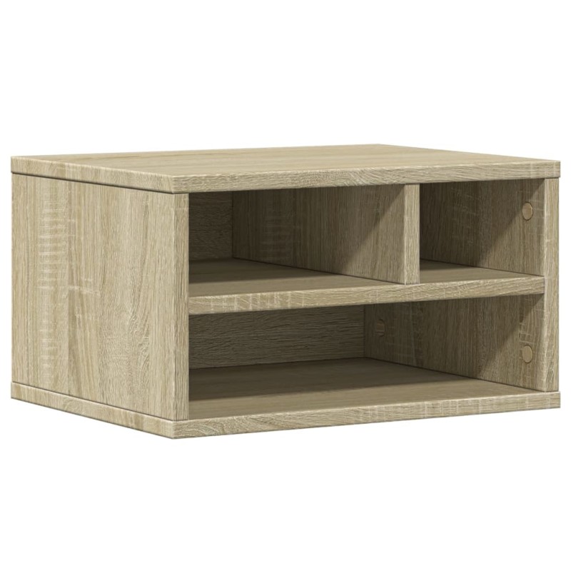 vidaXL Βάση Εκτυπωτή Sonoma Δρυς 40x32x22,5 εκ. από Επεξεργασμένο Ξύλο