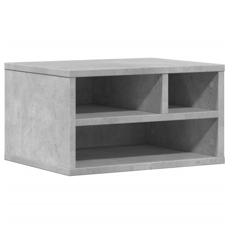 vidaXL Βάση Εκτυπωτή Γκρι Σκυρ. 40x32x22,5 εκ. από Επεξεργασμένο Ξύλο