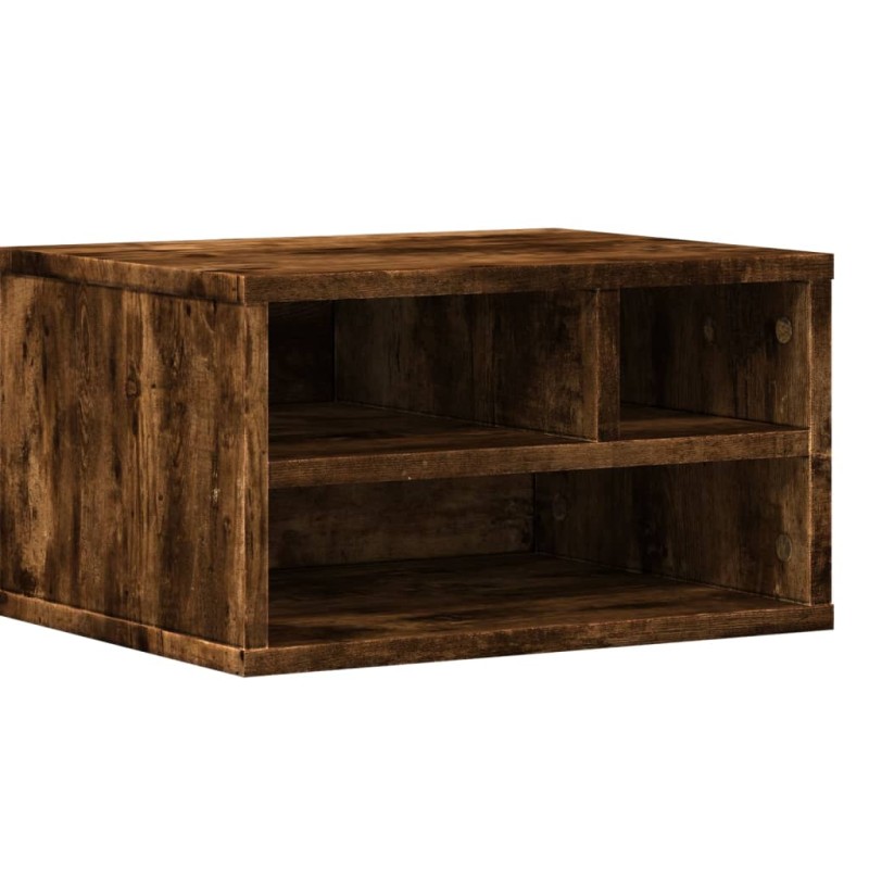 vidaXL Βάση Εκτυπωτή Καπνιστή Δρυς 40x32x22,5 εκ. Επεξεργασμένο Ξύλο