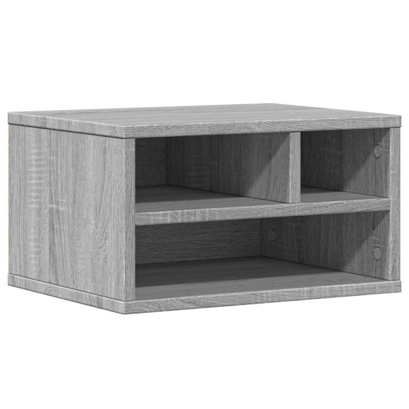 vidaXL Βάση Εκτυπωτή Γκρι Sonoma 40x32x22,5 εκ. από Επεξεργασμένο Ξύλο