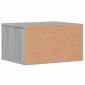 vidaXL Βάση Εκτυπωτή Γκρι Sonoma 40x32x22,5 εκ. από Επεξεργασμένο Ξύλο