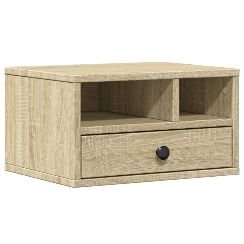 vidaXL Βάση Εκτυπωτή Sonoma Δρυς 40x32x22,5 εκ. από Επεξεργασμένο Ξύλο