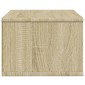 vidaXL Βάση Εκτυπωτή Sonoma Δρυς 40x32x22,5 εκ. από Επεξεργασμένο Ξύλο