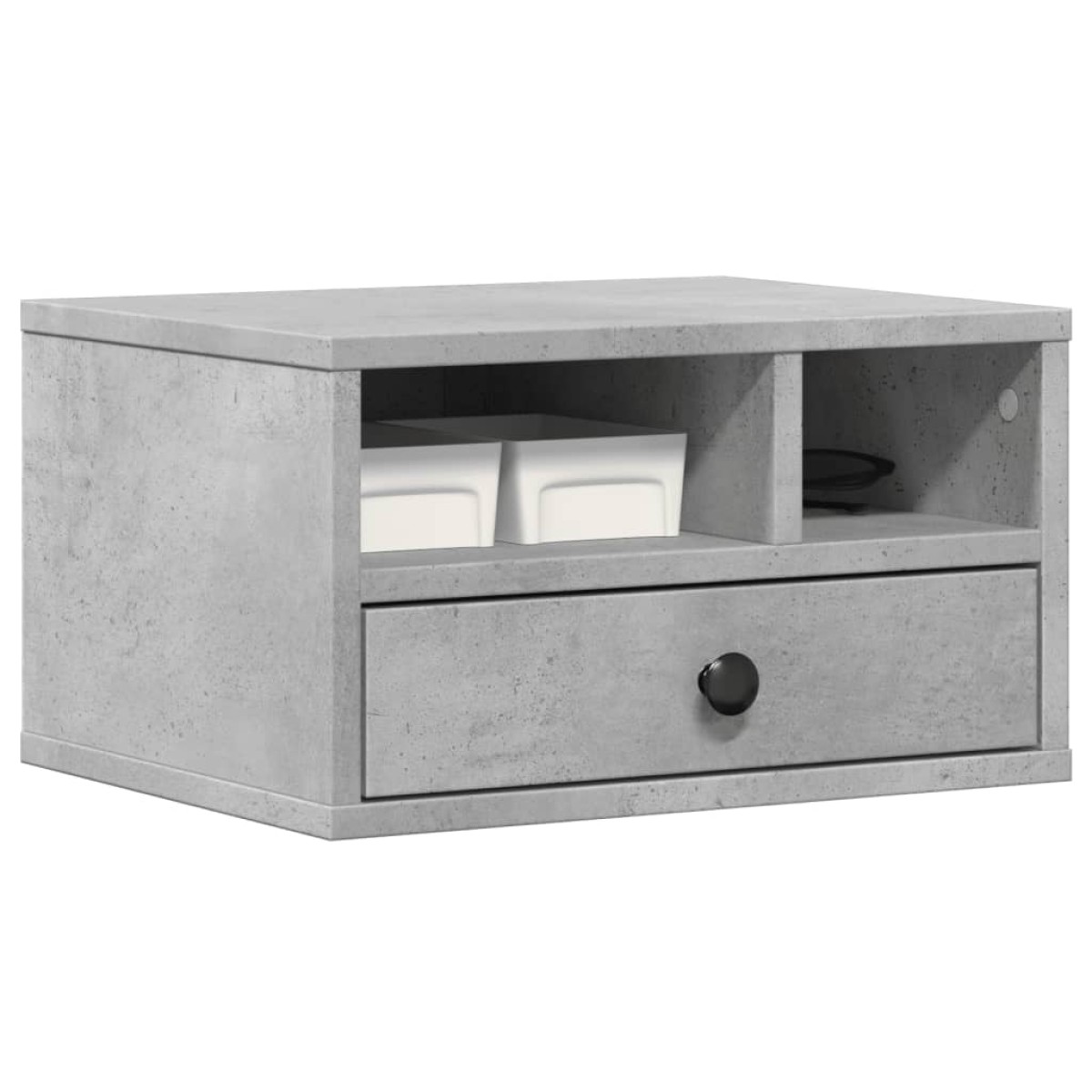 vidaXL Βάση Εκτυπωτή Γκρι Σκυρ. 40x32x22,5 εκ. από Επεξεργασμένο Ξύλο