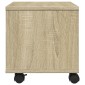 vidaXL Βάση Εκτυπωτή με Ρόδες Sonoma Δρυς 41x32x34,5 εκ.