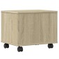 vidaXL Βάση Εκτυπωτή με Ρόδες Sonoma Δρυς 41x32x34,5 εκ.