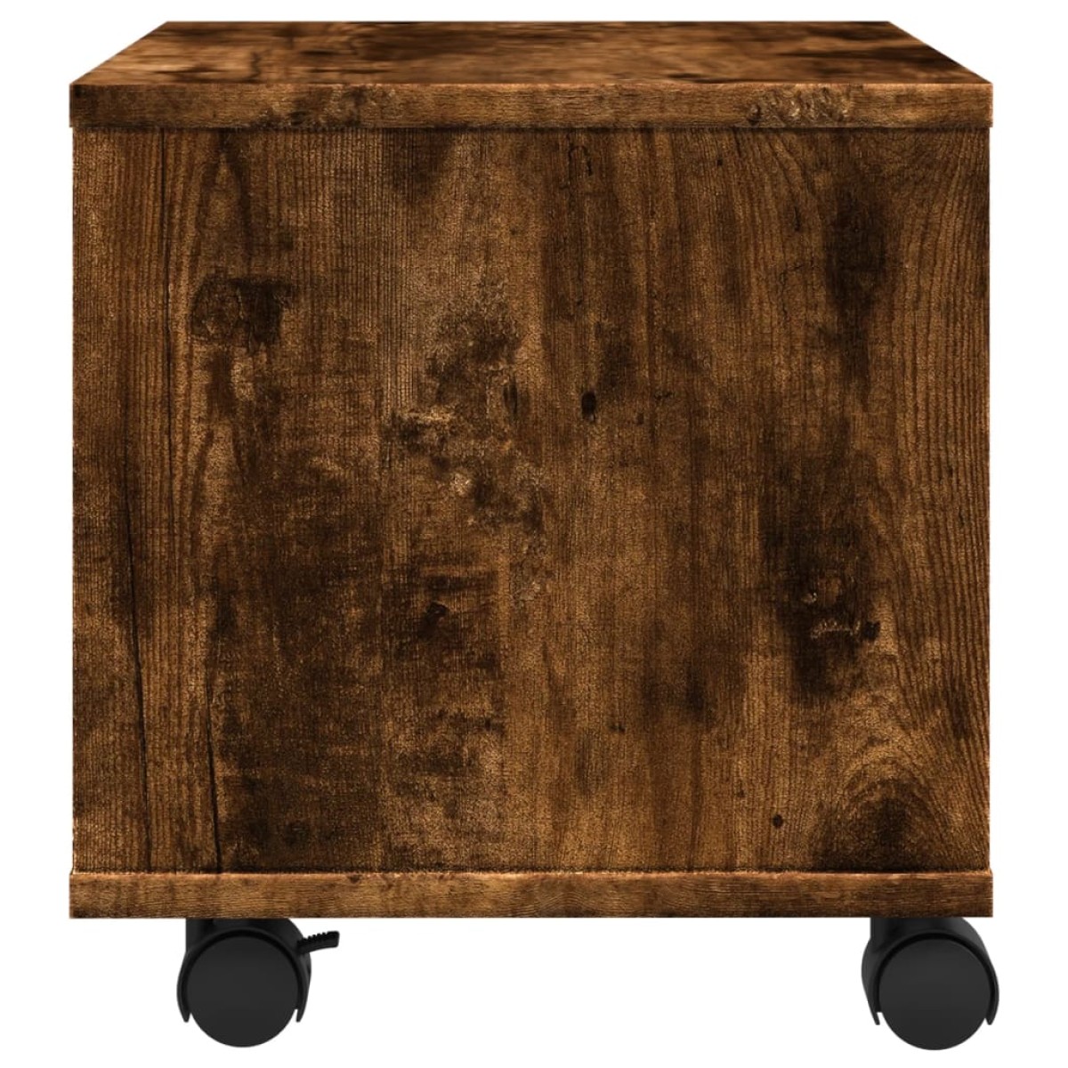vidaXL Βάση Εκτυπωτή με Ρόδες Καπνιστή Δρυς 41x32x34,5 εκ.