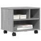 vidaXL Βάση Εκτυπωτή με Ρόδες Γκρι Sonoma 41x32x34,5 εκ.