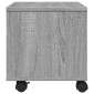 vidaXL Βάση Εκτυπωτή με Ρόδες Γκρι Sonoma 41x32x34,5 εκ.