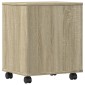 vidaXL Βάση Εκτυπωτή με Ρόδες Sonoma Δρυς 41 x 32 x 48 εκ.
