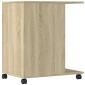 vidaXL Βάση Εκτυπωτή με Ρόδες Sonoma Δρυς 60x40x68,5 εκ.