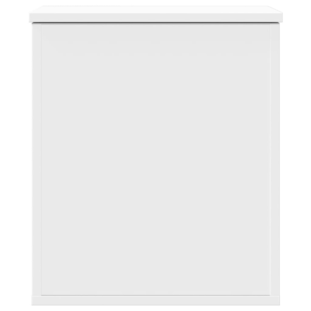 vidaXL Κουτί Αποθήκευσης Λευκό 40x42x46 εκ. Επεξεργασμένο Ξύλο