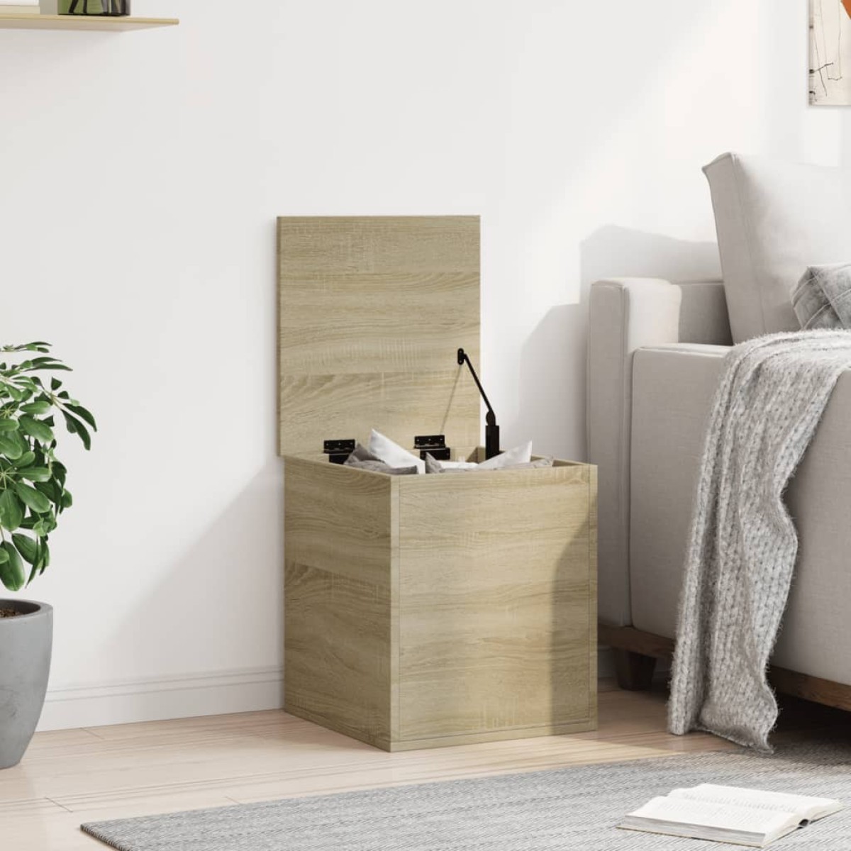 vidaXL Κουτί Αποθήκευσης Sonoma Δρυς 40x42x46 εκ. Επεξεργασμένο Ξύλο