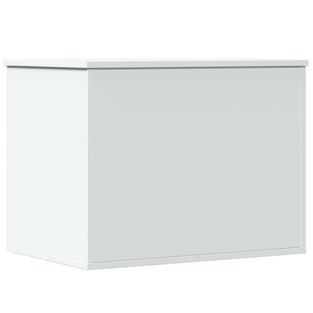 vidaXL Κουτί Αποθήκευσης Λευκό 60x42x46 εκ. Επεξεργασμένο Ξύλο