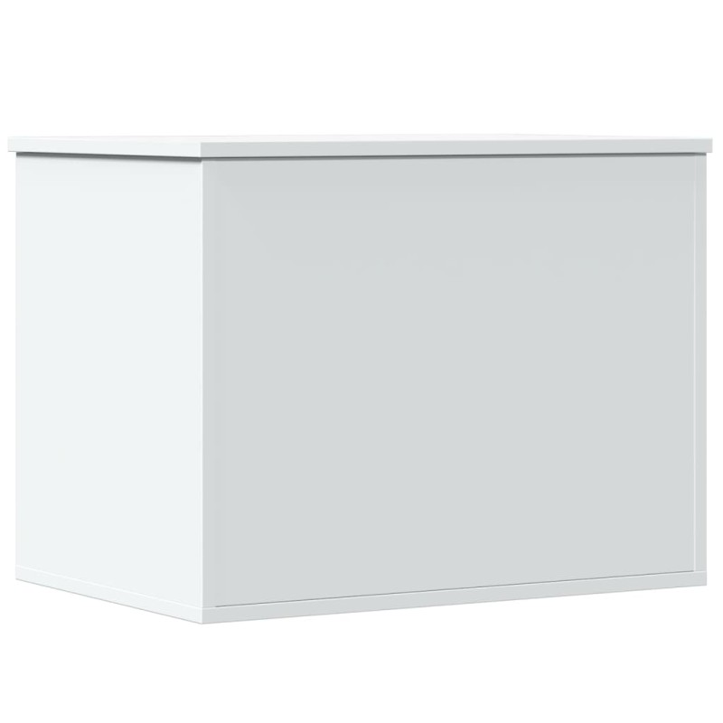 vidaXL Κουτί Αποθήκευσης Λευκό 60x42x46 εκ. Επεξεργασμένο Ξύλο