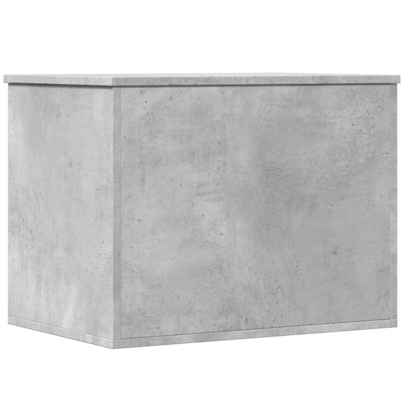 vidaXL Κουτί Αποθήκευσης Γκρι Σκυροδέματος 60x42x46 εκ. Επεξεργ. Ξύλο