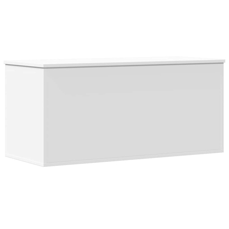 vidaXL Κουτί Αποθήκευσης Λευκό 100x42x46 εκ. Επεξεργασμένο Ξύλο