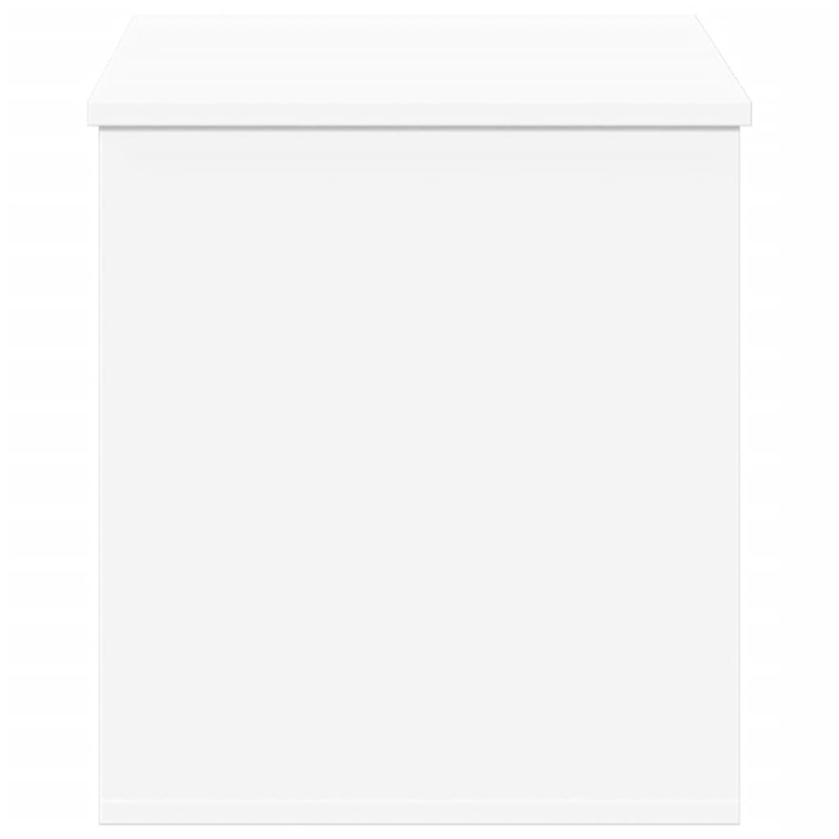 vidaXL Κουτί Αποθήκευσης Λευκό 100x42x46 εκ. Επεξεργασμένο Ξύλο