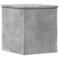 vidaXL Κουτί Αποθήκευσης Γκρι Σκυροδέματος 30x35x35 εκ. Επεξεργ. Ξύλο