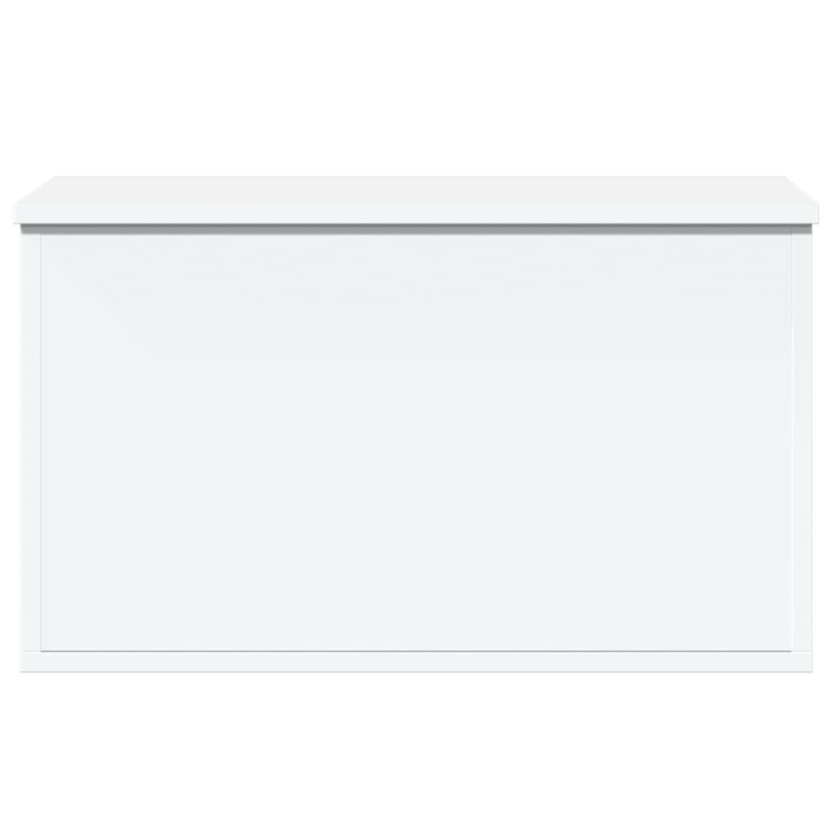 vidaXL Κουτί Αποθήκευσης Λευκό 60x35x35 εκ. από Επεξεργασμένο Ξύλο