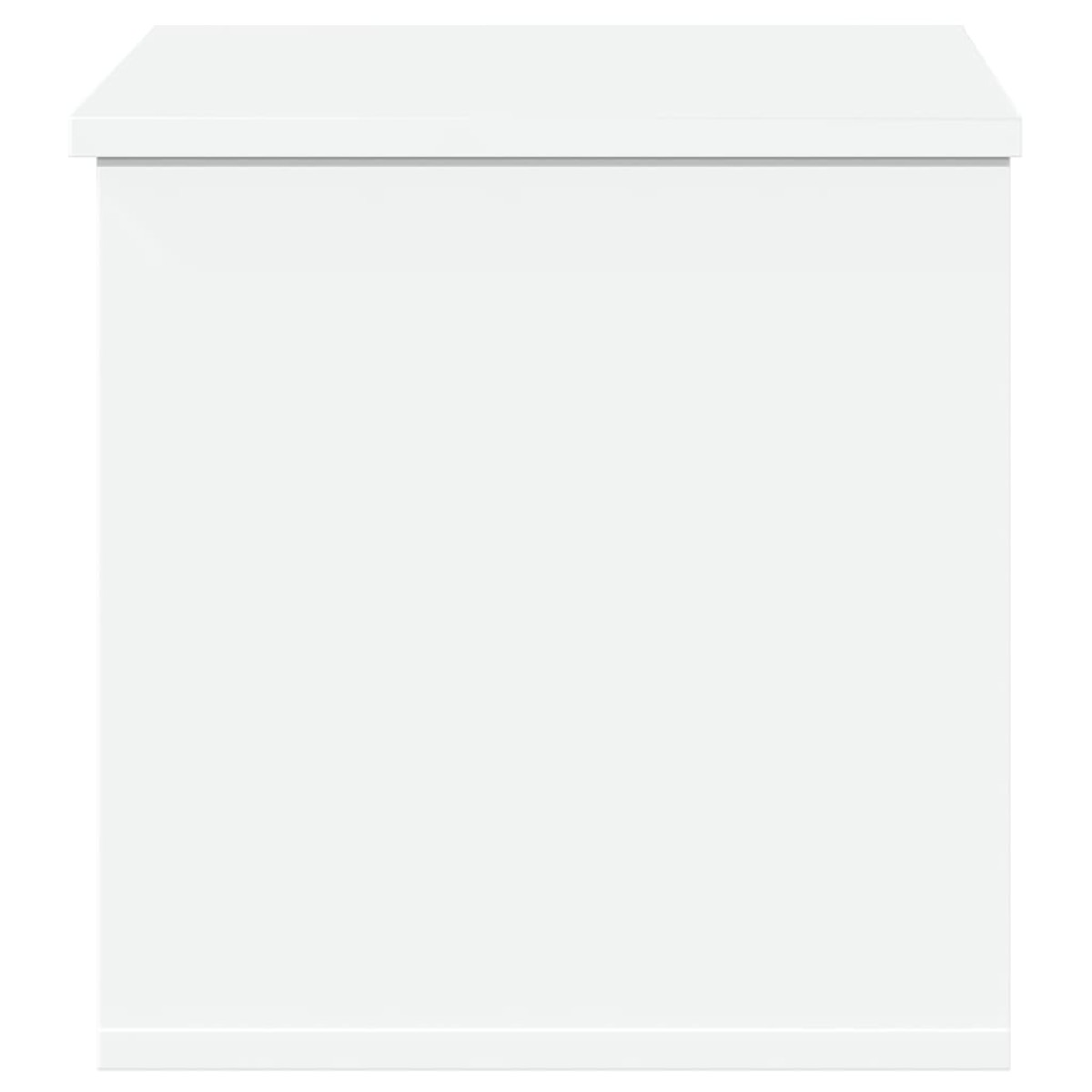 vidaXL Κουτί Αποθήκευσης Λευκό 60x35x35 εκ. από Επεξεργασμένο Ξύλο