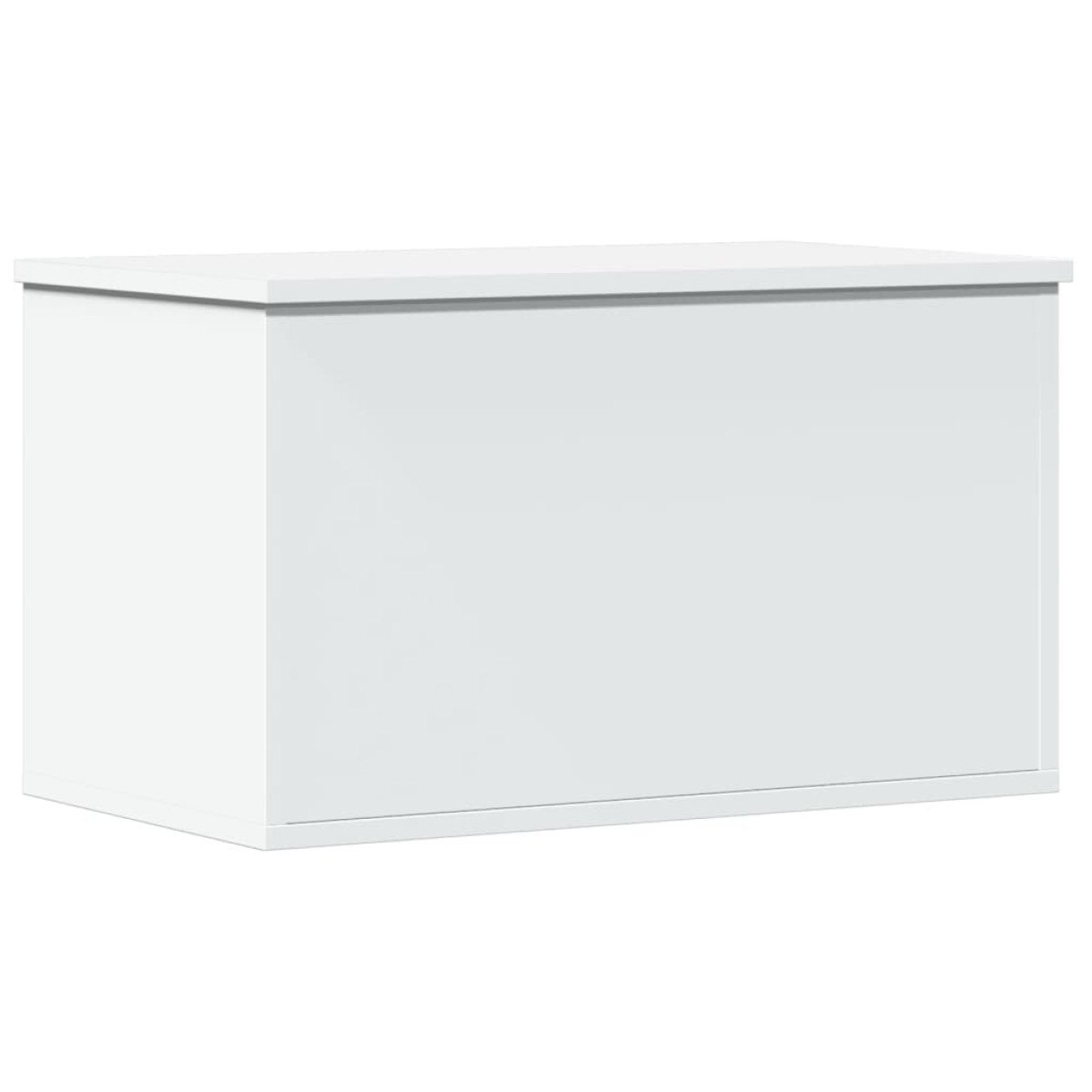 vidaXL Κουτί Αποθήκευσης Λευκό 60x35x35 εκ. από Επεξεργασμένο Ξύλο