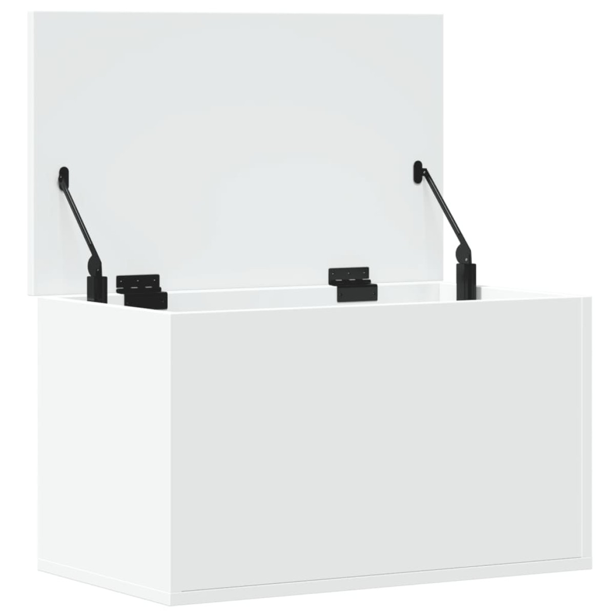 vidaXL Κουτί Αποθήκευσης Λευκό 60x35x35 εκ. από Επεξεργασμένο Ξύλο