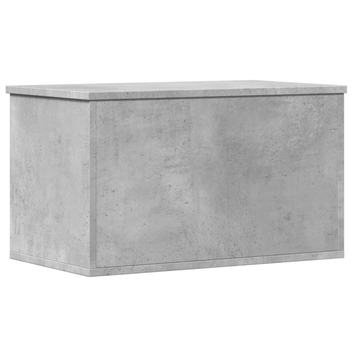 vidaXL Κουτί Αποθήκευσης Γκρι Σκυροδέματος 60x35x35 εκ. Επεξεργ. Ξύλο