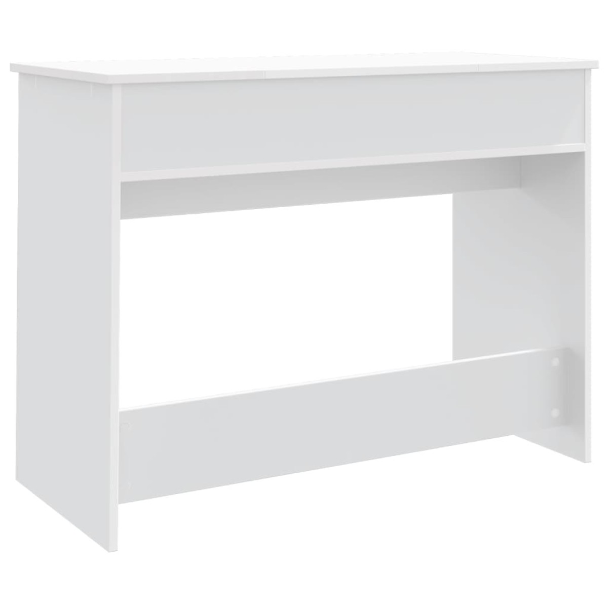 vidaXL Μπουντουάρ με Καθρέφτη Λευκό 100x45x76 εκ.
