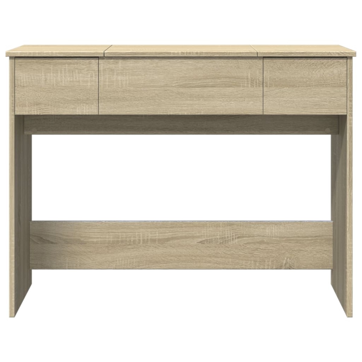 vidaXL Μπουντουάρ με Καθρέφτη Sonoma Δρυς 100x45x76 εκ.