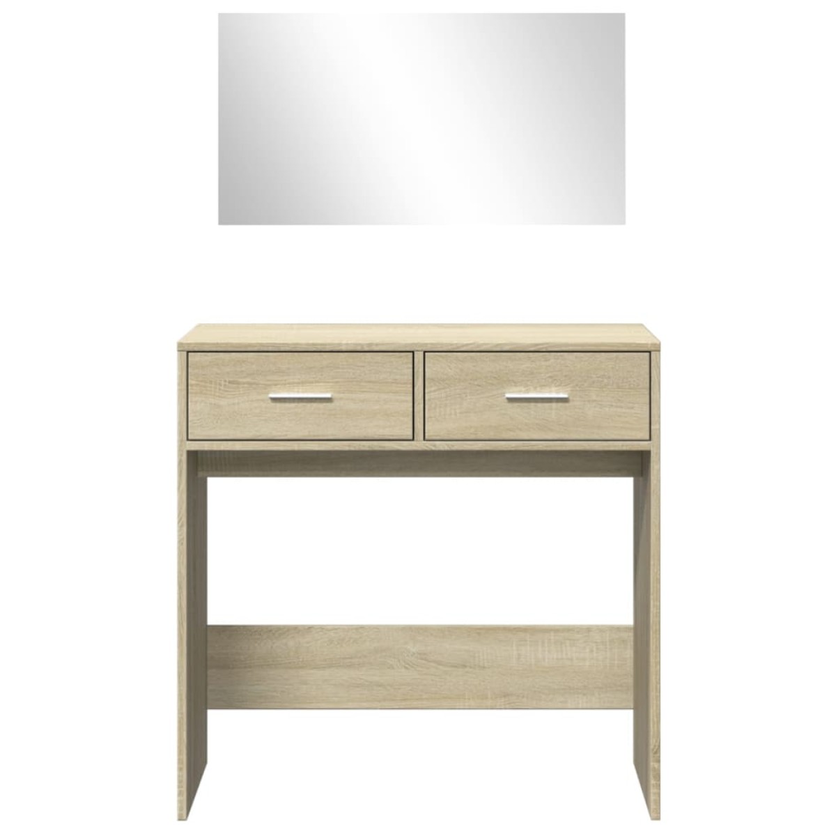 vidaXL Μπουντουάρ με Καθρέφτη Sonoma Δρυς 80 x 39 x 80 εκ.