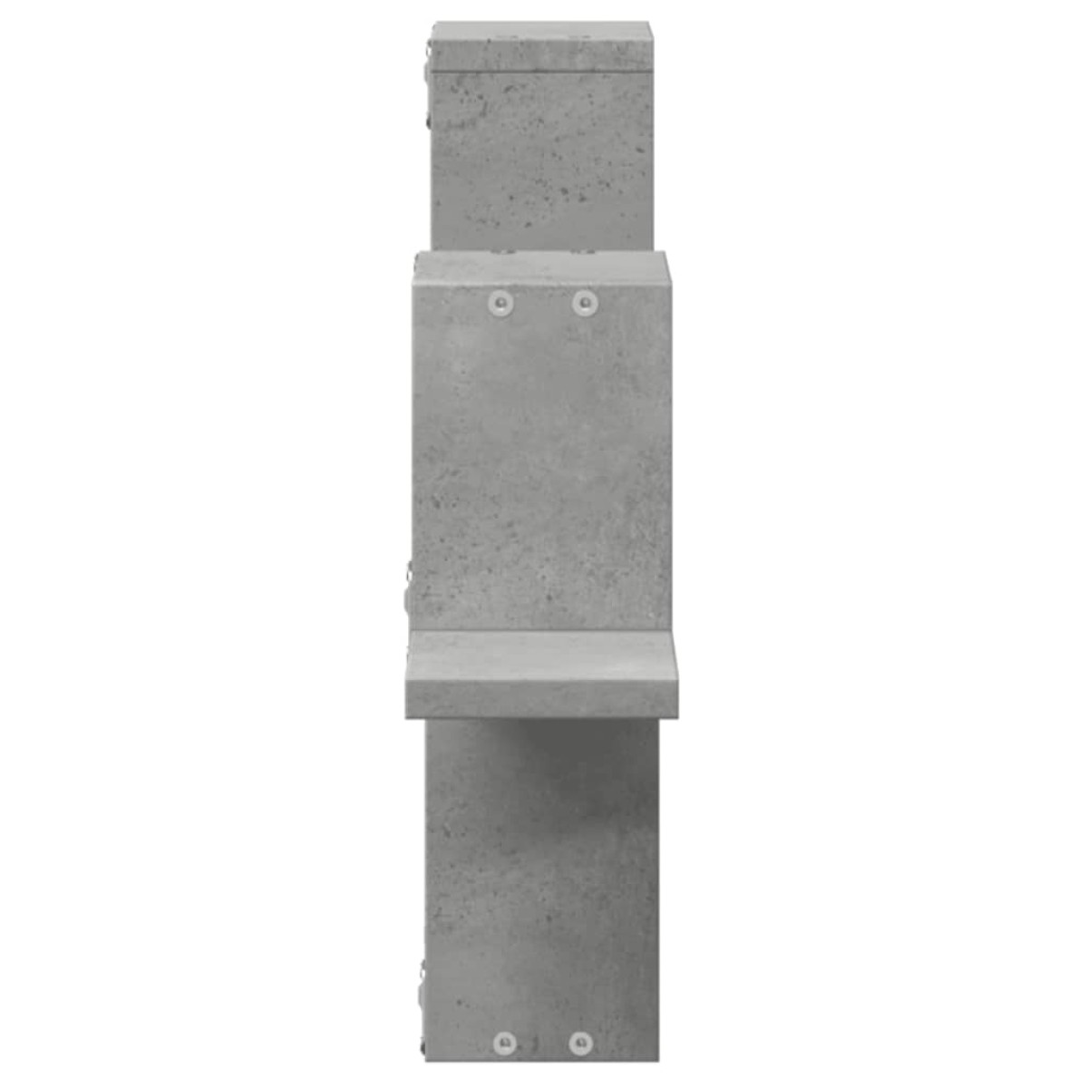 vidaXL Ράφι Τοίχου Γκρι Σκυροδέματος 104,5x10x43 εκ. από Επεξ. Ξύλο