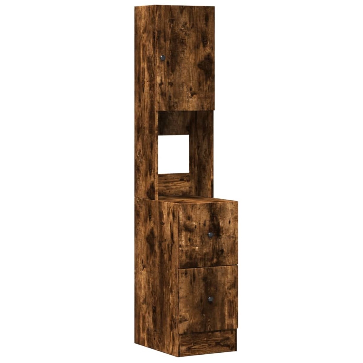 vidaXL Ντουλάπι Κουζίνας Καπνιστή Δρυς 35x50x180 εκ. Επεξεργ. Ξύλο