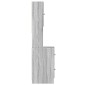 vidaXL Ντουλάπι Κουζίνας Γκρι sonoma 35x50x180 εκ. Επεξεργ. Ξύλο