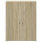 vidaXL Αρχειοθήκη Sonoma Δρυς 60x32x77,5 εκ. από Επεξεργασμένο Ξύλο
