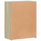vidaXL Αρχειοθήκη Sonoma Δρυς 60x32x77,5 εκ. από Επεξεργασμένο Ξύλο
