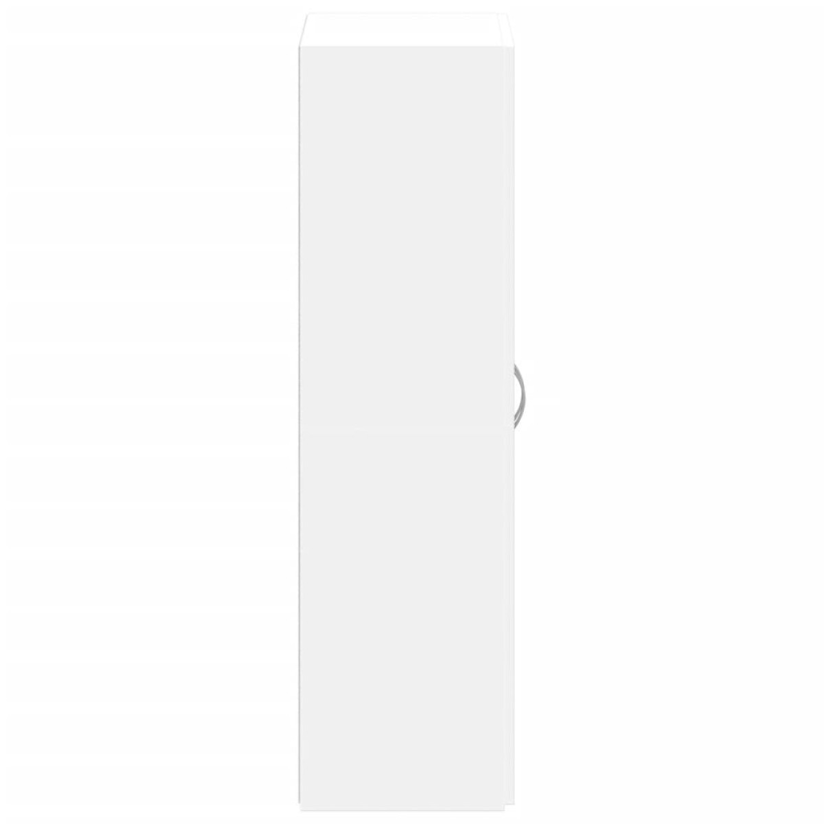 vidaXL Αρχειοθήκη Λευκή 60x32x115 εκ. από Επεξεργασμένο Ξύλο
