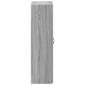 vidaXL Αρχειοθήκη Γκρι Sonoma 60x32x115 εκ. από Επεξεργασμένο Ξύλο