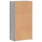 vidaXL Αρχειοθήκη Γκρι Sonoma 60x32x115 εκ. από Επεξεργασμένο Ξύλο