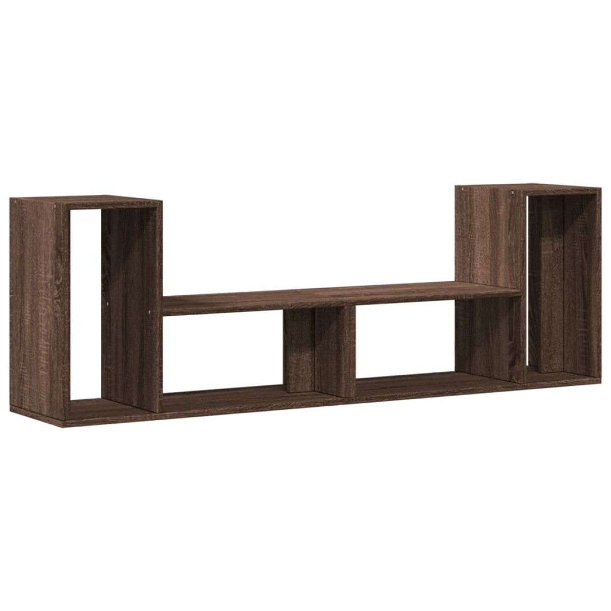vidaXL Έπιπλα Τηλεόρασης 2 τεμ. Καφέ Δρυς 75x30x50 εκ. Επεξ. Ξύλο