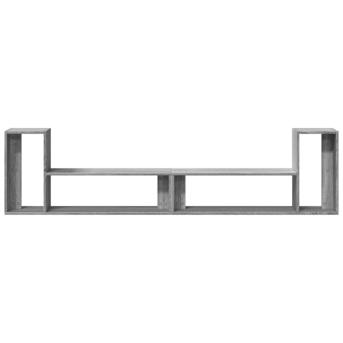 vidaXL Έπιπλα Τηλεόρασης 2 τεμ. Γκρι Sonoma 100x30x50 εκ. Επεξ. Ξύλο